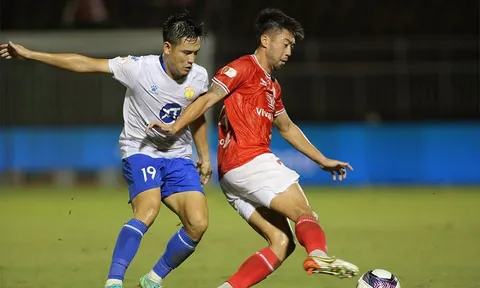 TP.HCM - Nam Định > 0-1: Lee Nguyễn bất lực trước hàng thủ đội khách