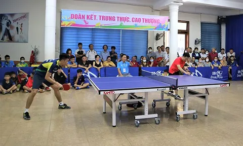 Nhà Thiếu nhi tỉnh Quảng Bình tổ chức giải bóng bàn cây vợt xuất sắc năm 2022