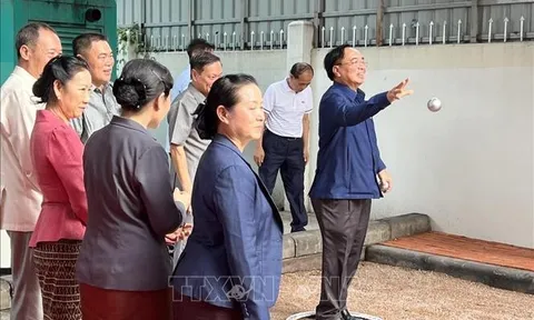 Giao lưu Thể thao chào mừng Năm Đoàn kết Hữu nghị Lào - Việt Nam 2022