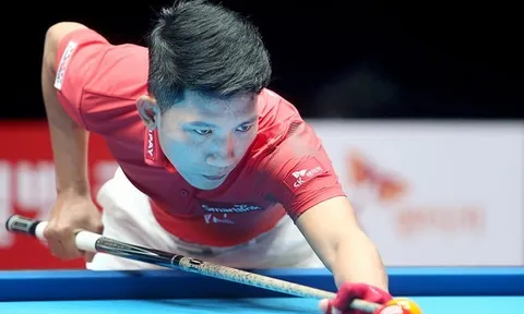 Ngô Đình Nại dễ dàng tiến vào vòng 16 giải Billiards PBA Tour Round 3