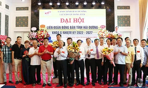 Đại hội Liên đoàn Bóng bàn tỉnh Hải Dương lần thứ V