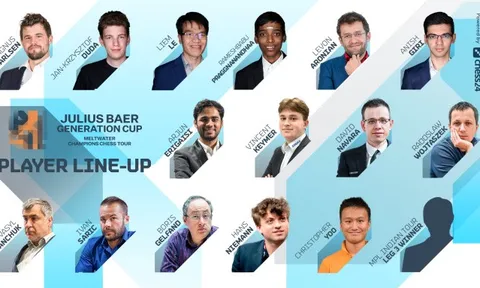 Kỳ thủ Quang Liêm được mời dự giải Champions Chess Tour