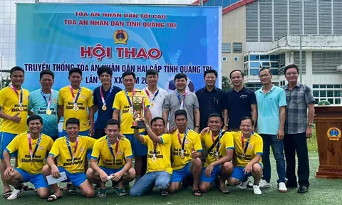 Hội thao truyền thống Tòa án nhân dân tỉnh Quảng Trị lần thứ 20