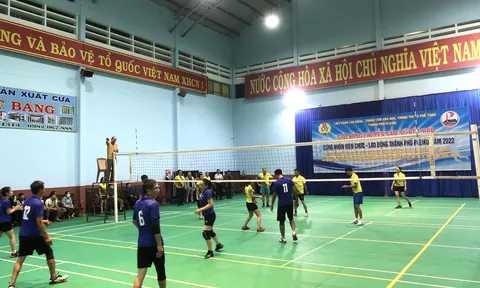 Pleiku tổ chức giải Bóng chuyền nam - nữ kết hợp năm 2022