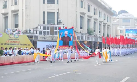 Hơn 2.000 người tham dự Đại hội Thể dục thể thao quận Hoàn Kiếm lần thứ X