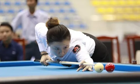 Kiện Tường và Yến Nhi tham dự giải Billiard carom 3 băng nữ vô địch thế giới 2022