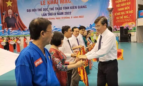 Khai mạc Đại hội Thể dục thể thao tỉnh Kiên Giang lần thứ IX năm 2022