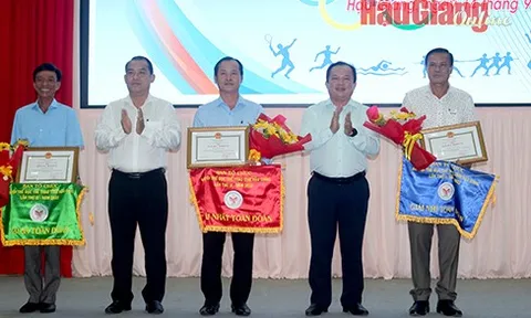 Hậu Giang tổng kết Đại hội Thể dục thể thao 3 cấp
