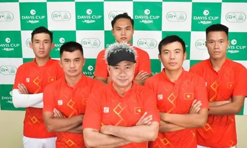 Đội tuyển Việt Nam gặp Indonesia ở vòng play-off Nhóm II Davis Cup 2023