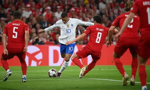 Đội tuyển Pháp lập kỷ lục buồn sau thất bại trước Đan Mạch tại Nations League