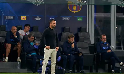 Huấn luyện viên Xavi chạm mốc tệ chưa từng thấy sau thất bại trước Inter Milan