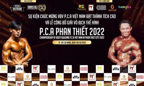 Các lực sỹ thể hình dự giải quốc tế P.C.A Phan Thiết 2022