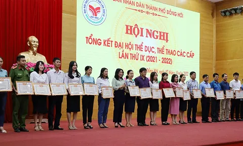 Thành phố Đồng Hới tổng kết Đại hội Thể dục thể thao các cấp