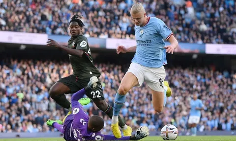 Huấn luyện viên Pep Guardiola không tiếc lời khen ngợi Erling Haaland