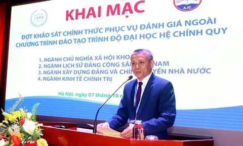 Khai mạc đợt khảo sát chính thức phục vụ đánh giá ngoài 4 chương trình đào tạo trình độ Đại học hệ chính quy của Học viện Báo chí và Tuyên truyền