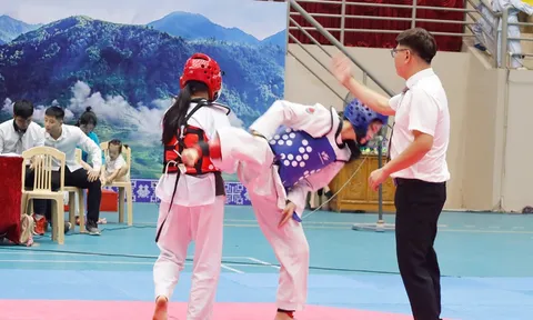 Bế mạc giải Taekwondo các lứa tuổi trẻ tỉnh Lào Cai năm 2022