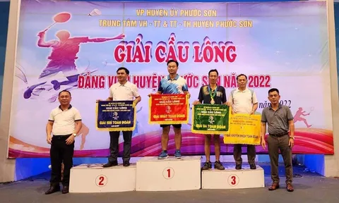 Giải Cầu lông đảng viên huyện Phước Sơn lần thứ nhất năm 2022