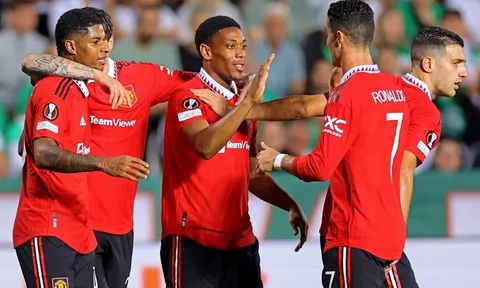 Lượt 4 Vòng bảng Europa League 2022-2023 > Manchester United - Omonia Nicosia (2 giờ ngày 14/10): Thị uy sức mạnh