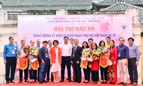 Công đoàn Tổng cục Thể dục thể thao tổ chức Hội thi nấu ăn chào mừng ngày Phụ nữ Việt Nam 20/10