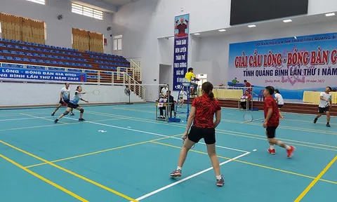 Giải Cầu lông, Bóng bàn gia đình tỉnh Quảng Bình lần thứ I