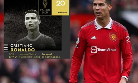 Cristiano Ronaldo chạm cột mốc đáng quên tại Gala "Quả bóng Vàng" 2022