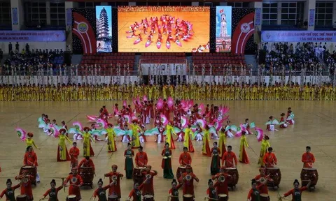 Khai mạc Đại hội Thể dục thể thao tỉnh Nam Định lần thứ IX - 2022