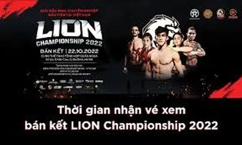 Bán kết giải MMA Championship 2022 tranh tài ngày 22/10