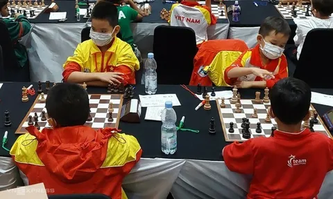 Giải cờ Vua trẻ châu Á 2022: Việt Nam đứng đầu toàn đoàn nội dung cờ Tiêu chuẩn