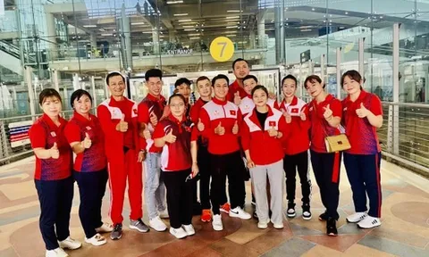 Đội tuyển cử tạ Việt Nam đi tập huấn tại Thái Lan chuẩn bị cho giải vô địch thế giới