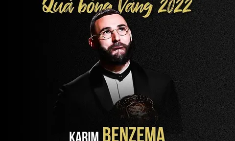 Bất ngờ với số điểm của Benzema trong cuộc bình chọn "Quả bóng Vàng" FIFA 2022
