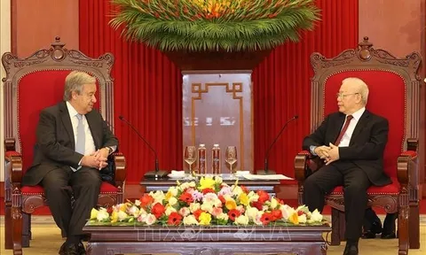 Tổng Thư ký Liên hợp quốc kết thúc chuyến thăm chính thức Việt Nam