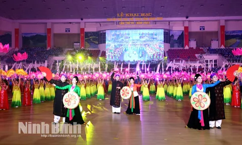 Ninh Bình khai mạc Đại hội Thể dục thể thao lần thứ VII