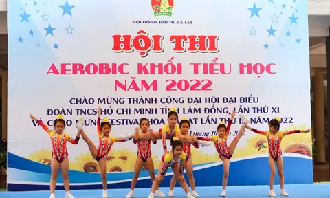 Thành phố Đà Lạt tổ chức Hội thi Aerobic khối Tiểu học