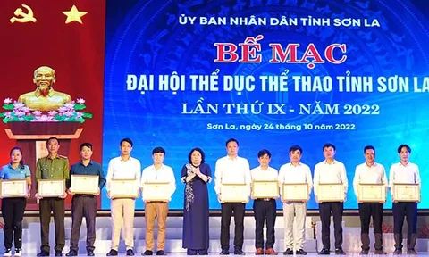 Bế mạc Đại hội Thể dục thể thao tỉnh Sơn La lần thứ IX năm 2022