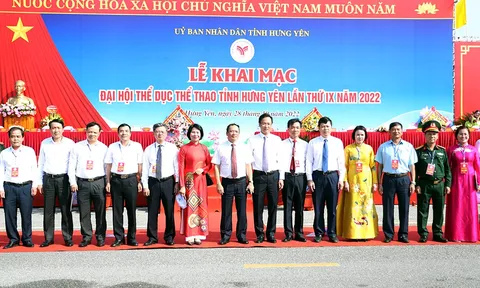 Khai mạc Đại hội Thể dục thể thao tỉnh Hưng Yên lần thứ IX năm 2022