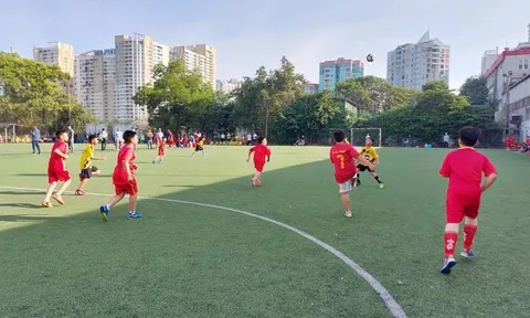 Khai mạc Giải bóng đá Thiếu niên - Nhi đồng quận Thanh Xuân lần thứ III năm 2022