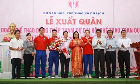Đồng Tháp xuất quân tham dự Đại hội Thể thao toàn quốc lần thứ IX năm 2022