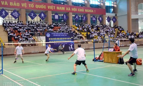 Hơn 1.100 lượt vận động viên tranh tài Hội thao ngành Giáo dục và Đào tạo tỉnh Điện Biên