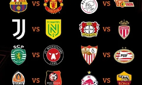 Man United đối đầu Barcelona ở play-off Europa League