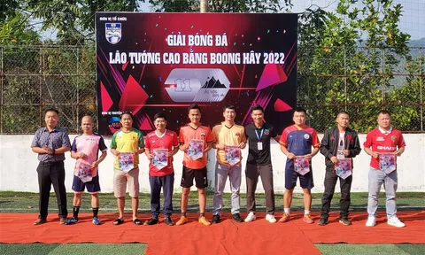 Giải Bóng đá lão tướng Cao Bằng Boong hây năm 2022