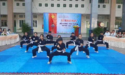 Thành phố Tây Ninh tổ chức Hội khoẻ Phù Đổng năm học 2022-2023 