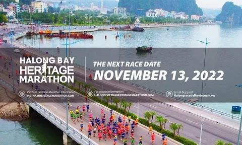 Giải Marathon quốc tế Di sản Vịnh Hạ Long 2022 khởi tranh ngày 13/11
