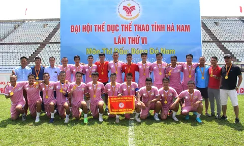 Thành phố Phủ Lý xếp thứ nhất Đại hội Thể dục thể thao tỉnh Hà Nam lần thứ VI