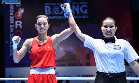 Giải Boxing châu Á 2022: Nguyễn Thị Tâm giành ngôi vô địch