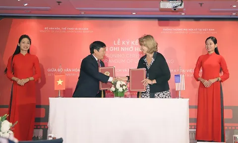 Bộ Văn hoá, Thể thao và Du lịch và Phòng thương mại Hoa Kỳ tại Việt Nam ký kết hợp tác trong lĩnh vực văn hóa, thể thao, du lịch và kinh tế sáng tạo