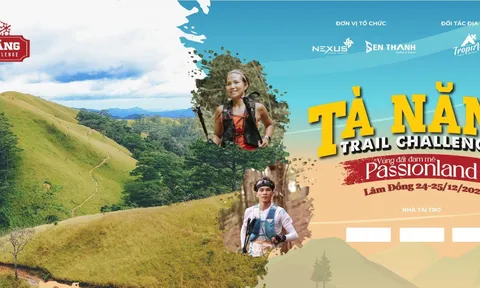 Hơn 500 vận động viên tham dự giải chạy bộ địa hình Tà Năng Trail Challenge 2022