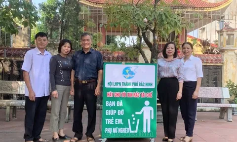 Hội Liên hiệp Phụ nữ thành phố Bắc Ninh triển khai mô hình “Thu gom rác thải tái chế”