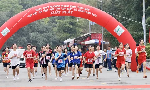 Ngày chạy Olympic vì sức khỏe toàn dân và giải Việt dã tỉnh Phú Thọ năm 2022