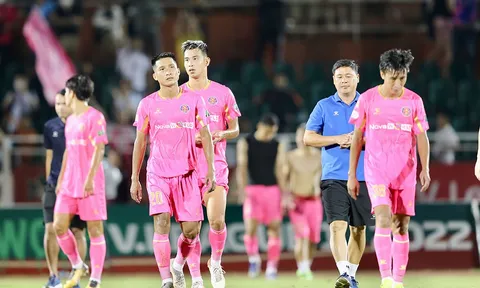V.League 2022: Sài Gòn FC rơi nước mắt trong ngày giã biệt
