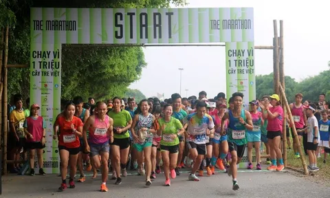 Giải chạy Marathon tre 2022 - gây quỹ phủ xanh Việt Nam
